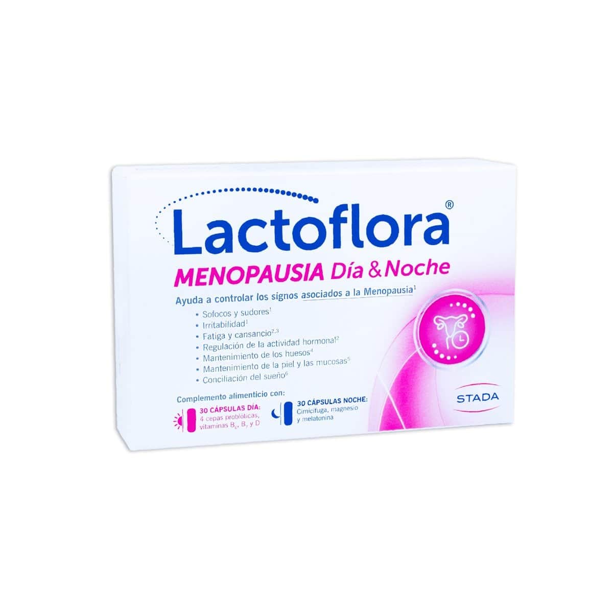 Lactoflora Menopausia Día y Noche 60 cápsulas